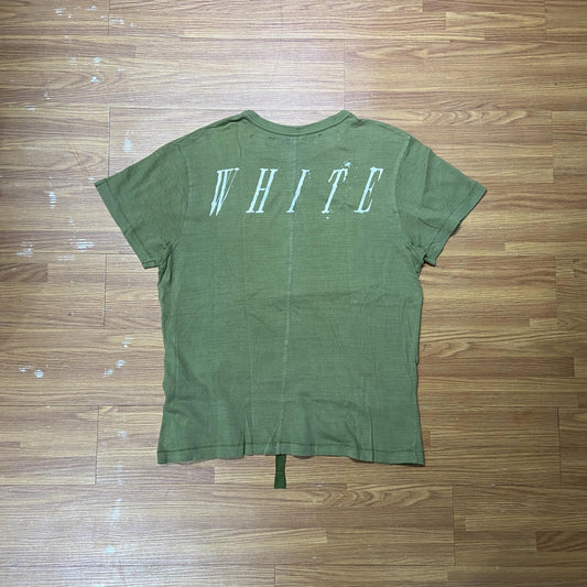 OFF-WHITE c/o VIRGIL ABLOH™ White Tee SS (Made in UE) Olive (Used)