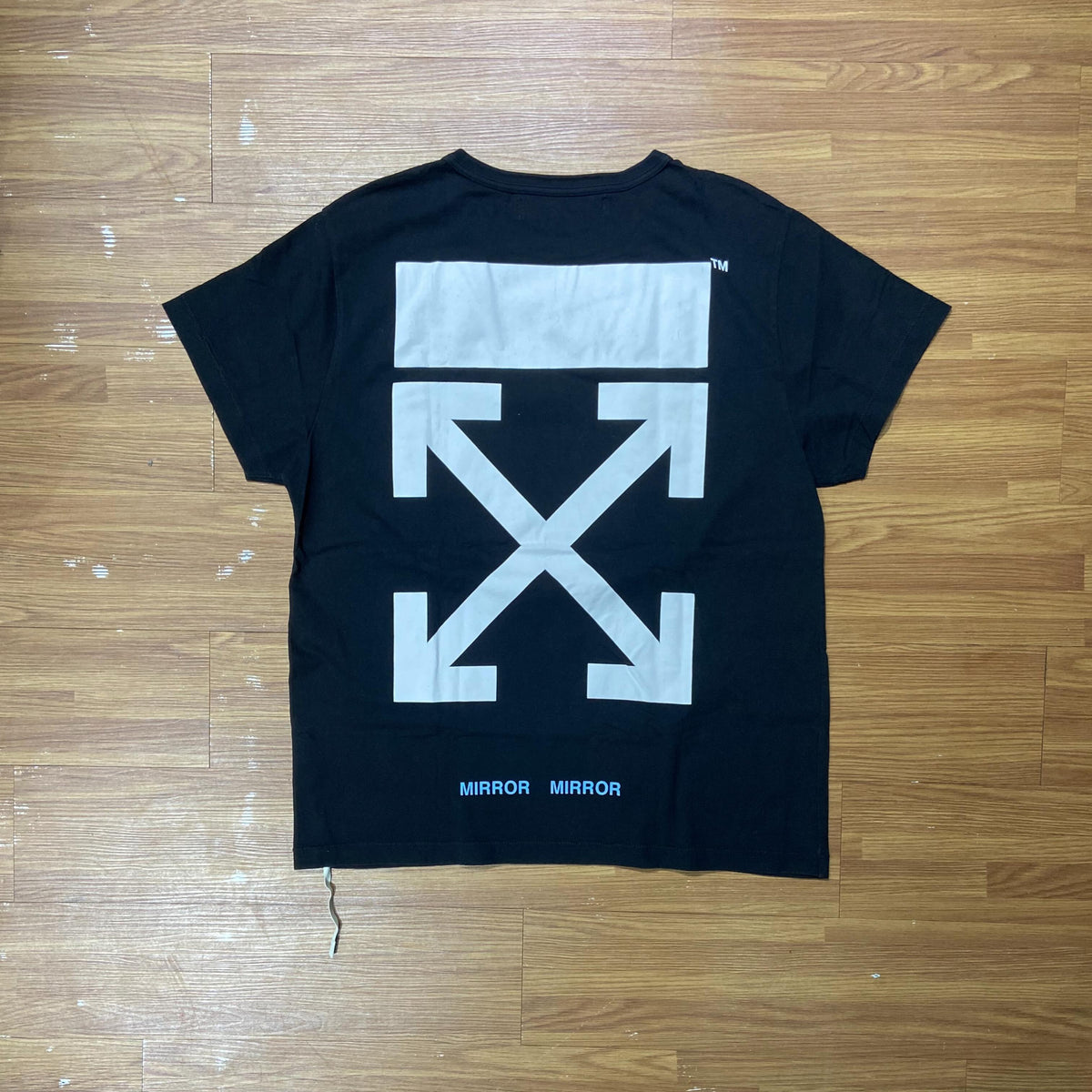 OFF-WHITE c/o VIRGIL ABLOH™ Mirror Mirror Tee SS (Made in Portugal) Black (Used)