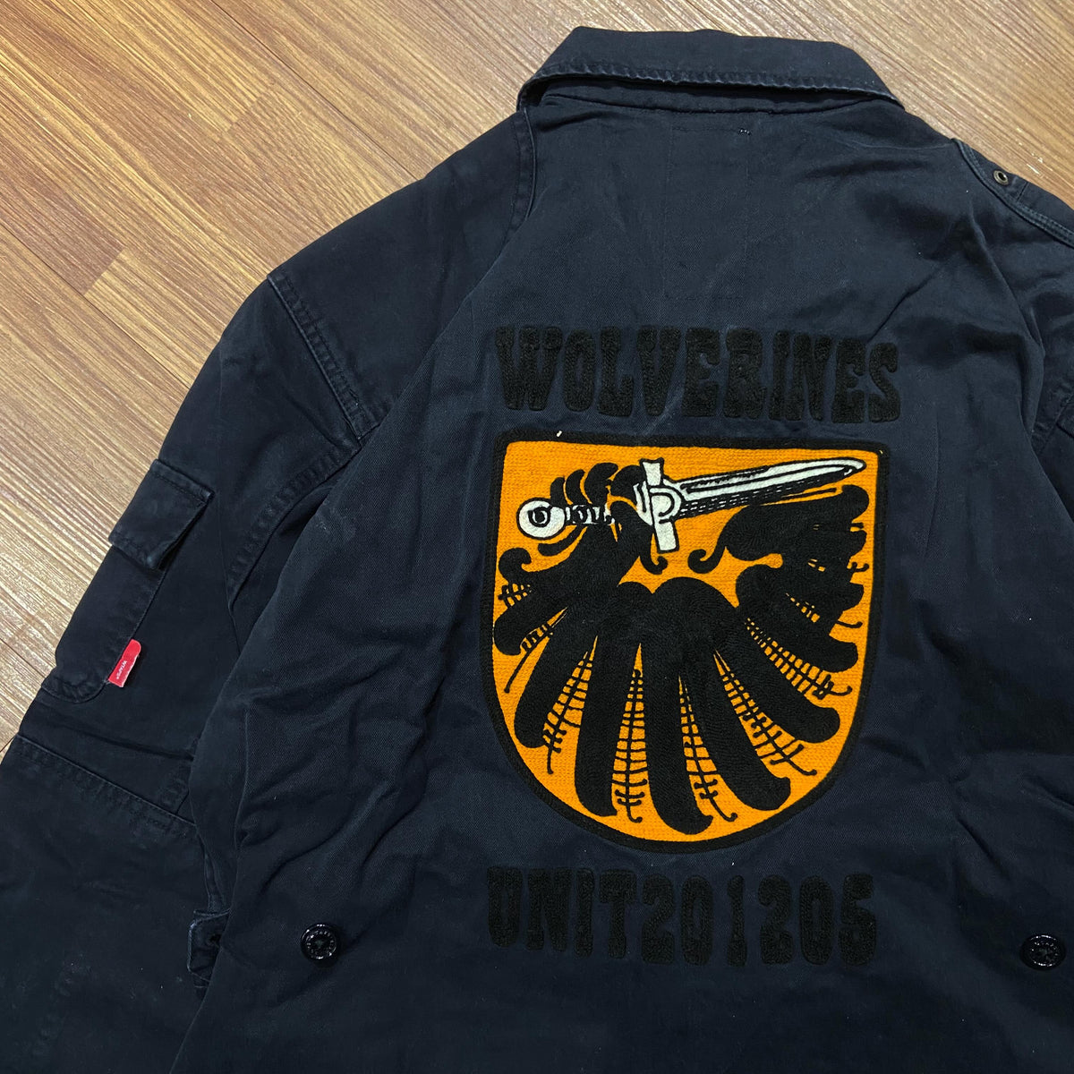 WTAPS x BOUNTY HUNTER JUNGLE SHIRT JACKET / FATIGUE. COTTON, WP Black (Used)