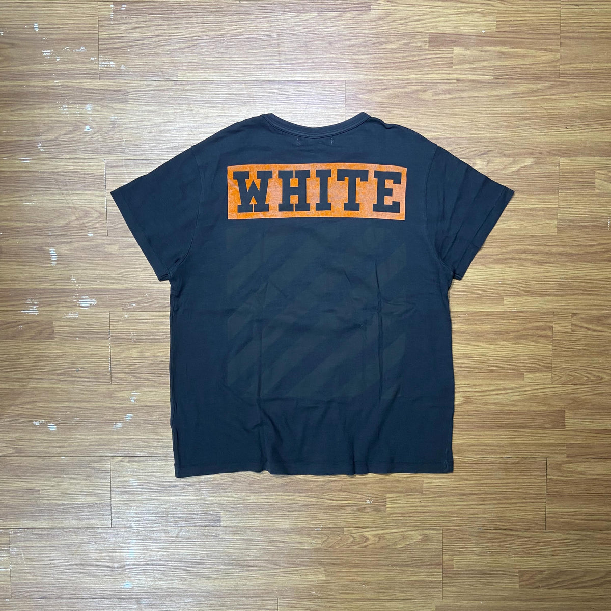 OFF-WHITE c/o VIRGIL ABLOH™ Orange Velvet Box Tee SS (Made in UE) Black (Used)