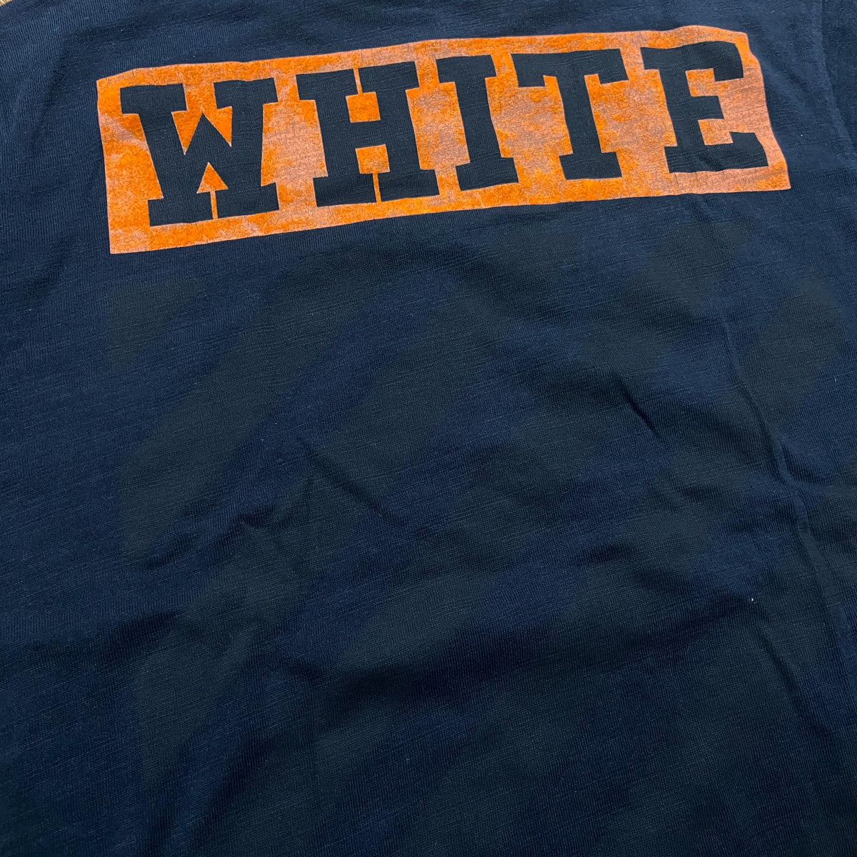 OFF-WHITE c/o VIRGIL ABLOH™ Orange Velvet Box Tee SS (Made in UE) Black (Used)