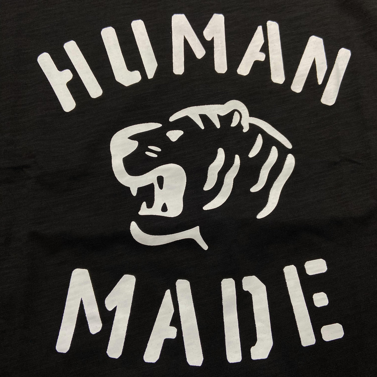 Human Made Tiger Tee SS Black (Display Item)