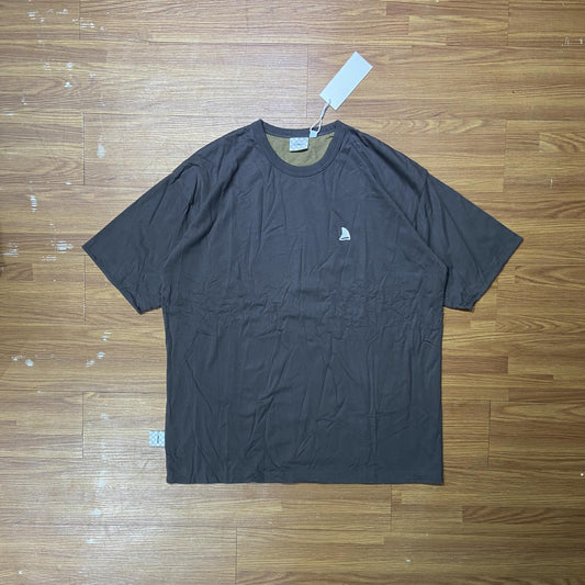 Laprima Reversible Tee SS Olive x Brown