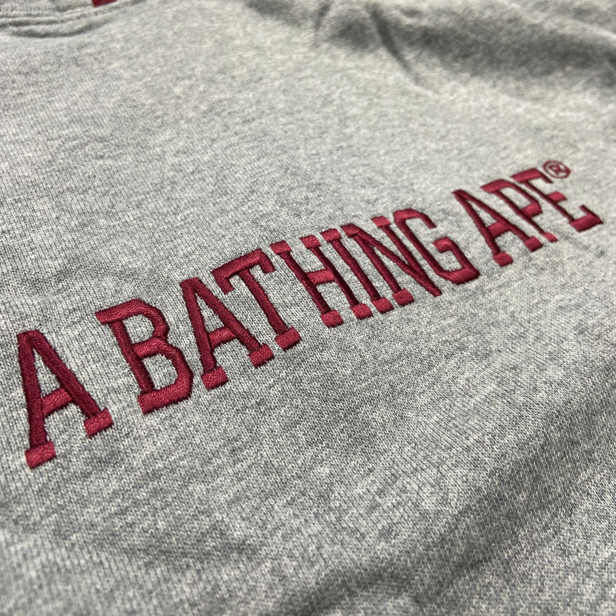 BAPE TEAM SPORT HOODED SWEATSHIRT Grey