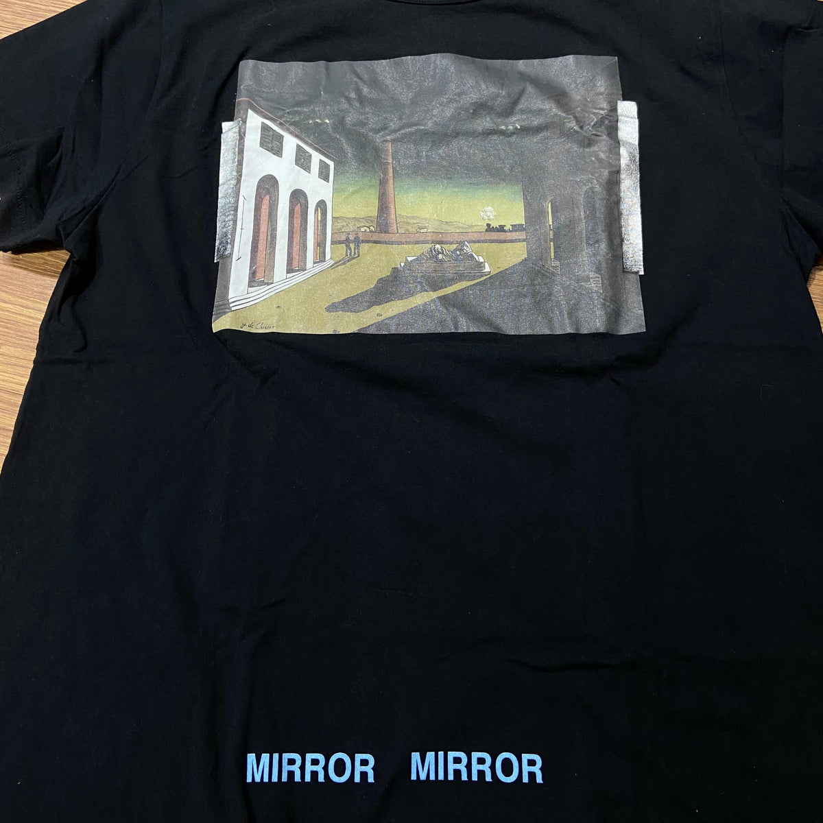 OFF-WHITE c/o VIRGIL ABLOH™ Mirror Mirror Tee SS (Made in Portugal) Black (Used)