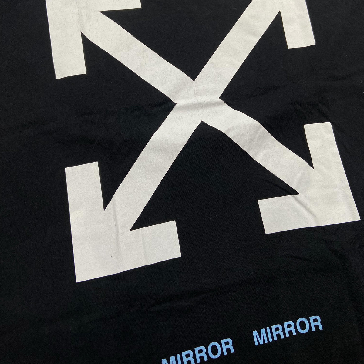 OFF-WHITE c/o VIRGIL ABLOH™ Mirror Mirror Tee SS (Made in Portugal) Black (Used)