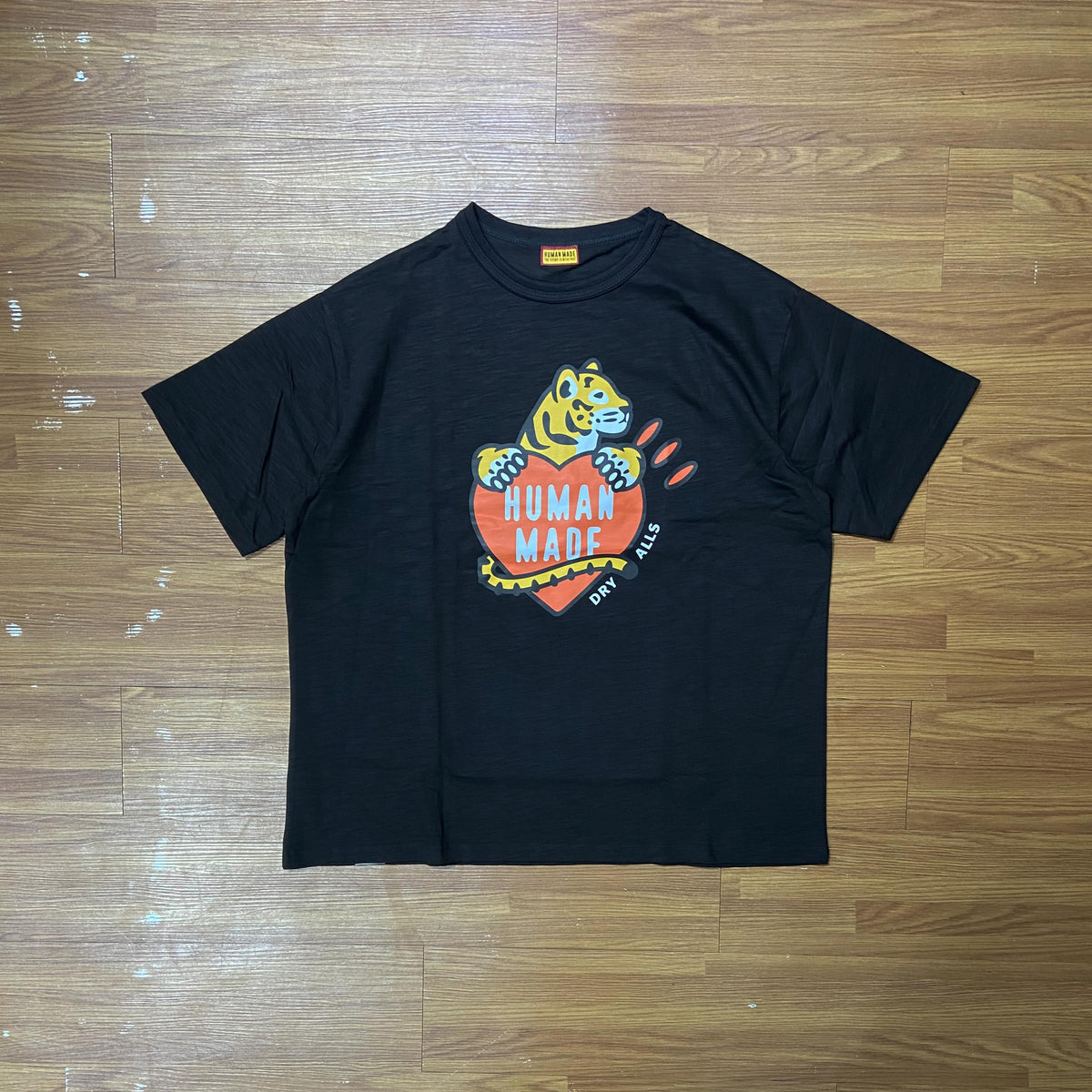 Human Made Tiger Tee SS Black (Display Item)