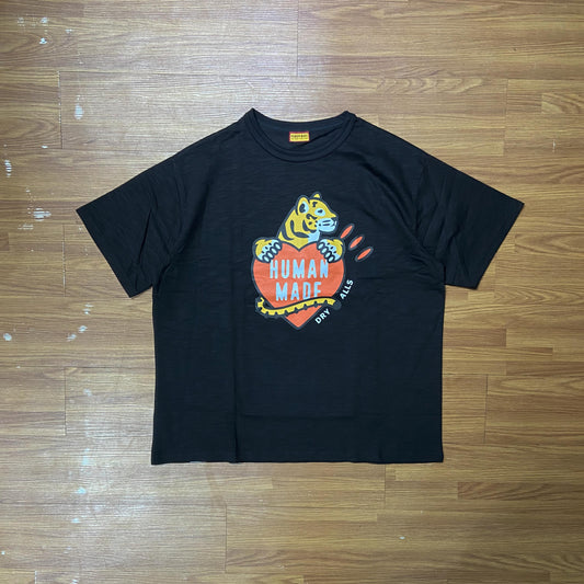 Human Made Tiger Tee SS Black (Display Item)
