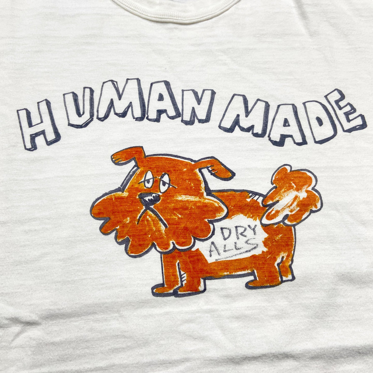 Human Made Dog Tee SS White (Used)