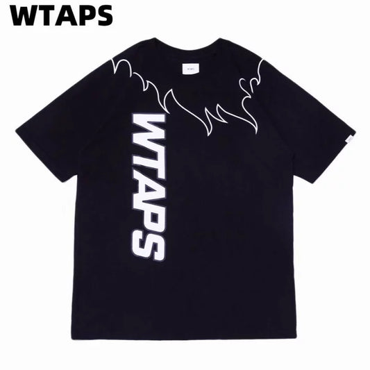 Wtaps Flame SS Tee Black 201PCDT-ST10S