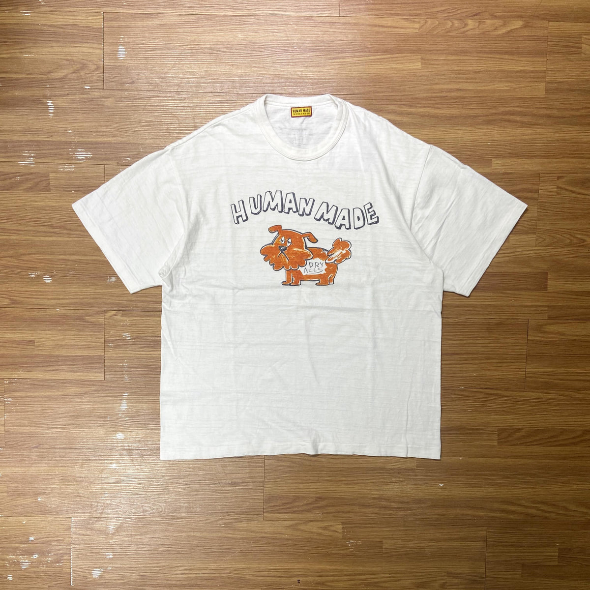 Human Made Dog Tee SS White (Used)