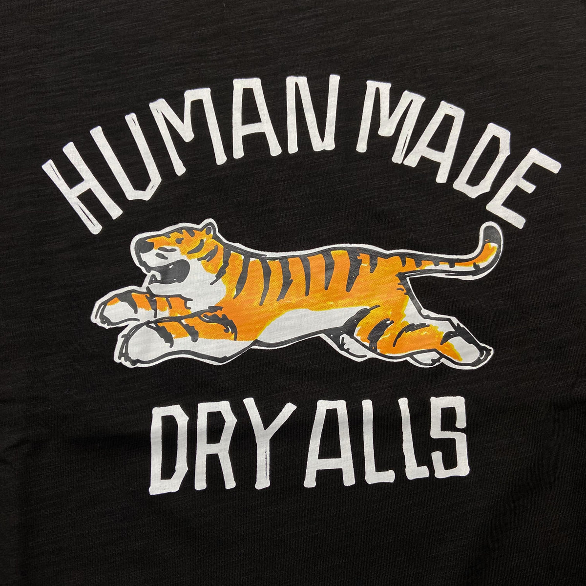 Human Made Tiger Tee SS Black (Display Item)