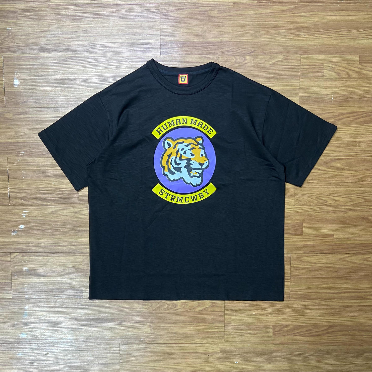 Human Made Tiger Tee SS Black (Display Item)