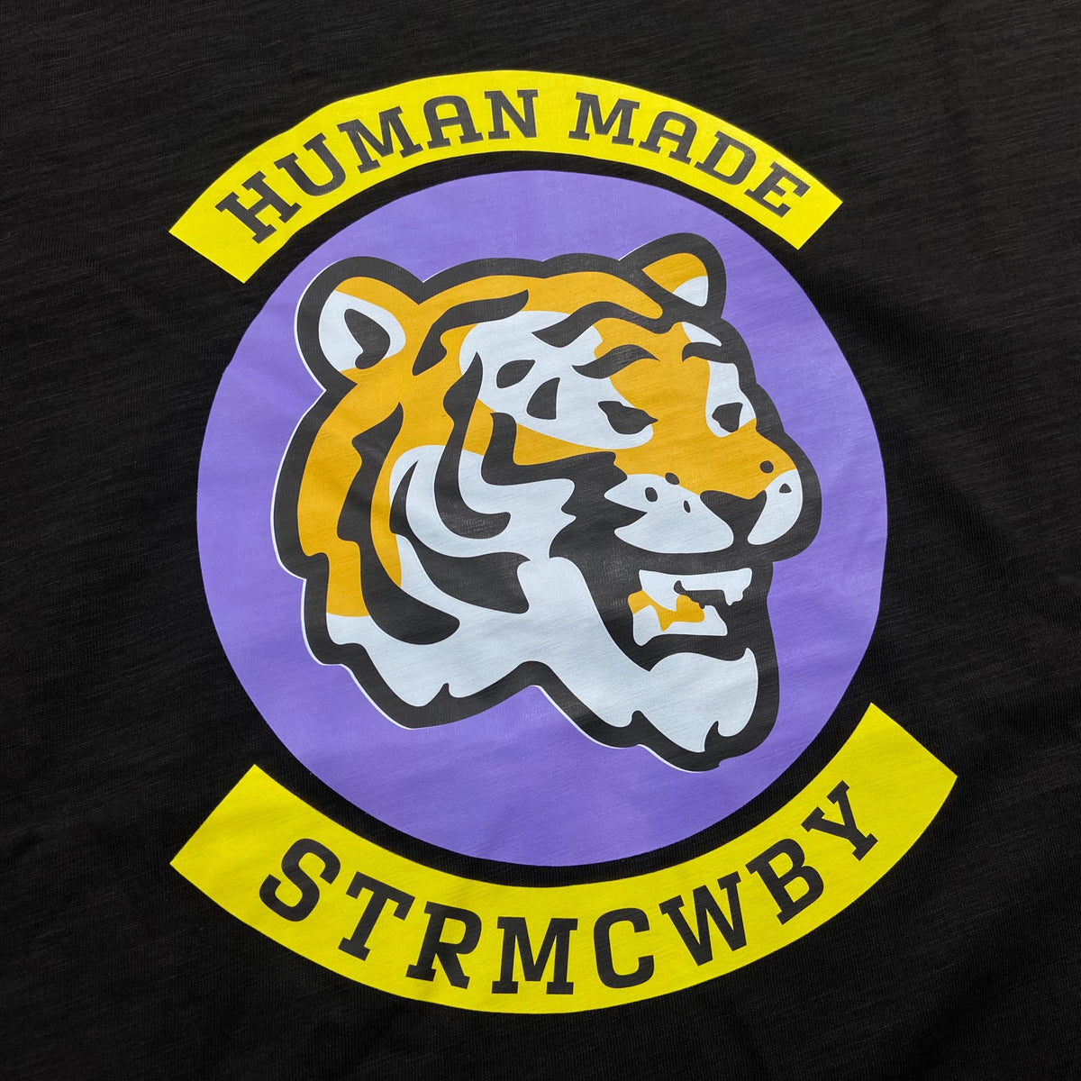 Human Made Tiger Tee SS Black (Display Item)