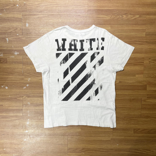 OFF-WHITE c/o VIRGIL ABLOH™ Caravaggio Annunciation Tee SS (Made in Portugal) White  (Used)