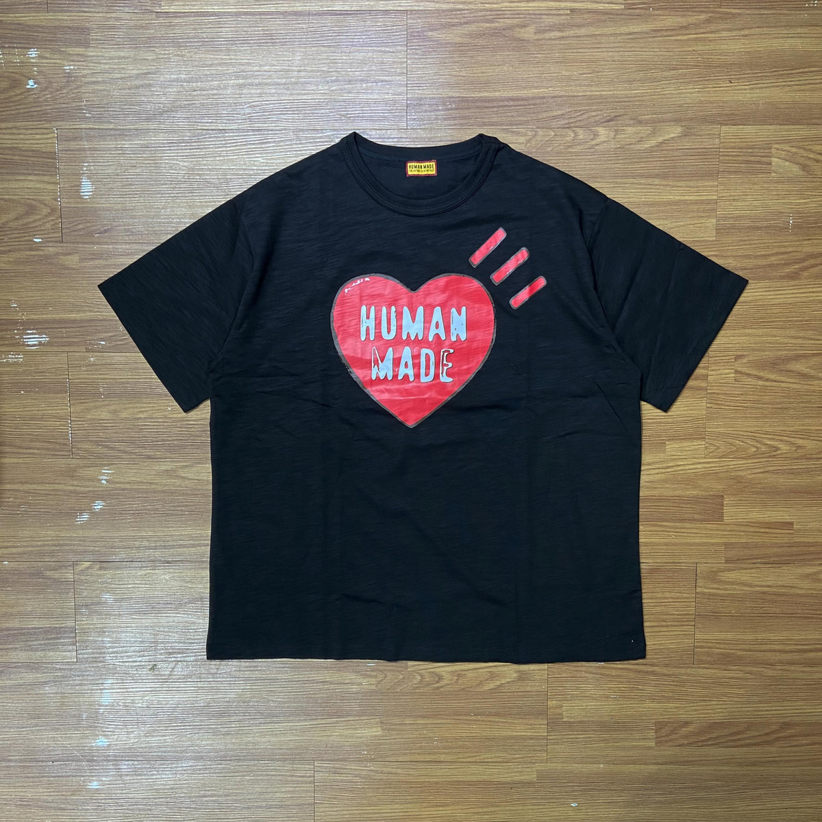 Human Made Heart Logo Tee SS Black (Display Item)