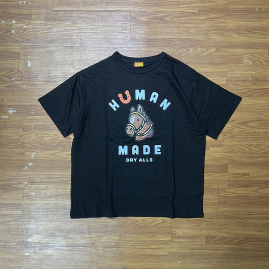 Human Made Horse Tee SS Black (Display Item)