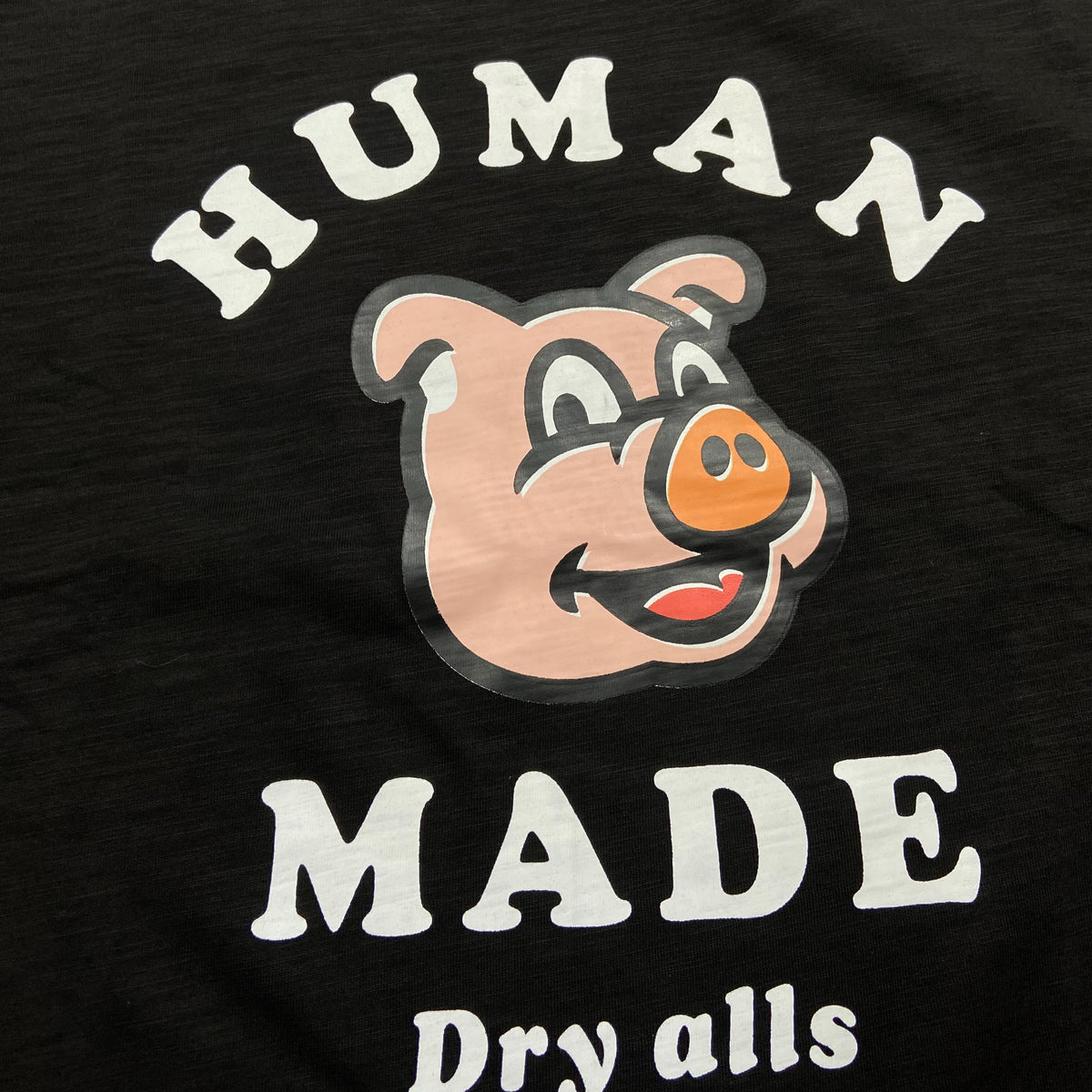 Human Made Pig Tee SS Black (Display Item)