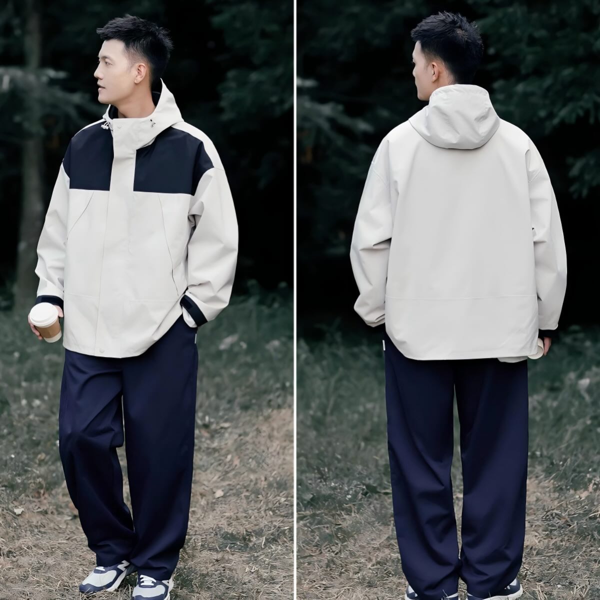 Amunits Mountain Waterproof Jacket Beige