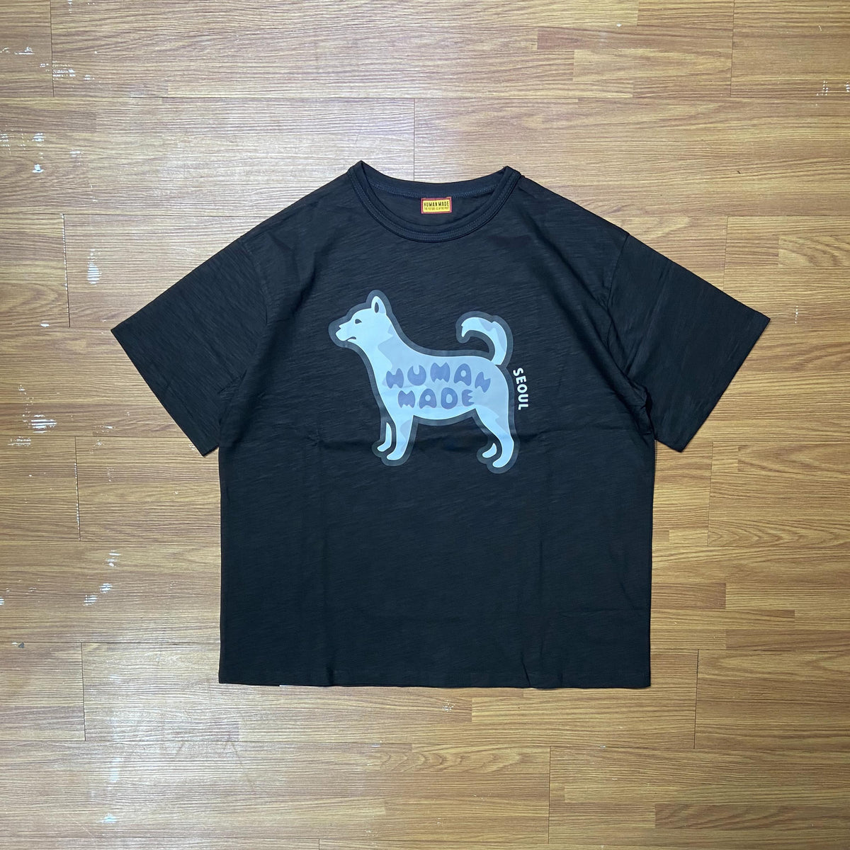 Human Made Seoul Jindo Dog Tee SS 韓國首爾限定 Black (Display Item)