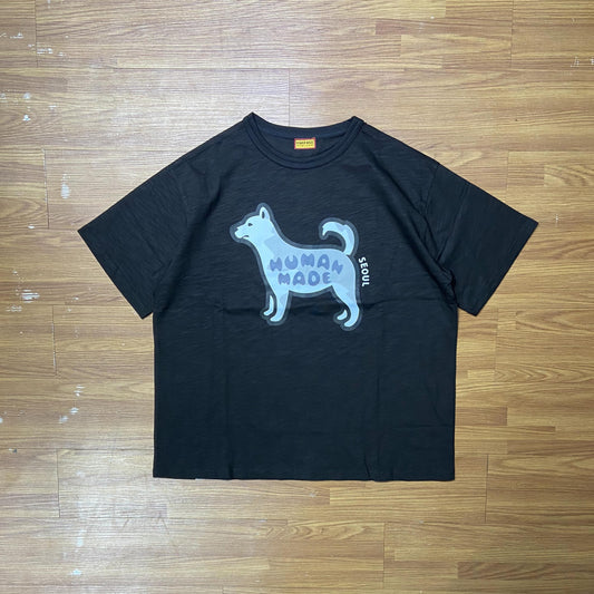Human Made Seoul Jindo Dog Tee SS 韓國首爾限定 Black (Display Item)