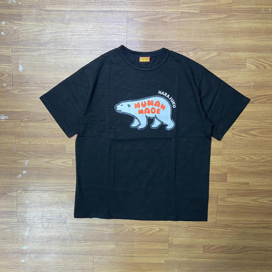 Human Made Harajuku Polar Bear Tee SS 日本原宿限定 Black (Display Item)