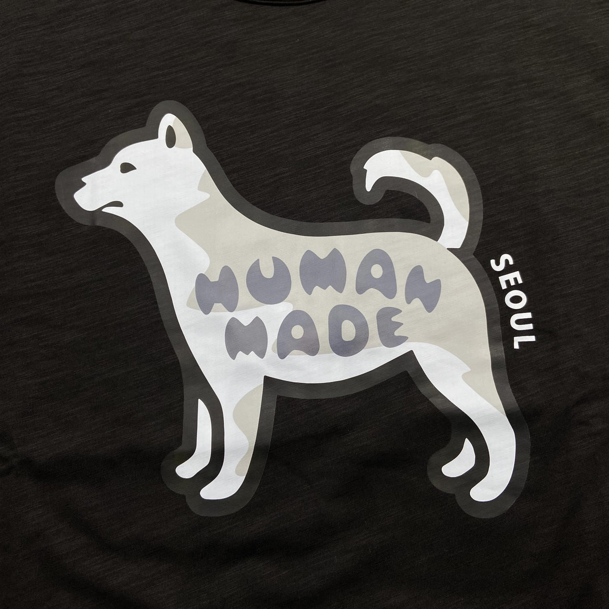 Human Made Seoul Jindo Dog Tee SS 韓國首爾限定 Black (Display Item)