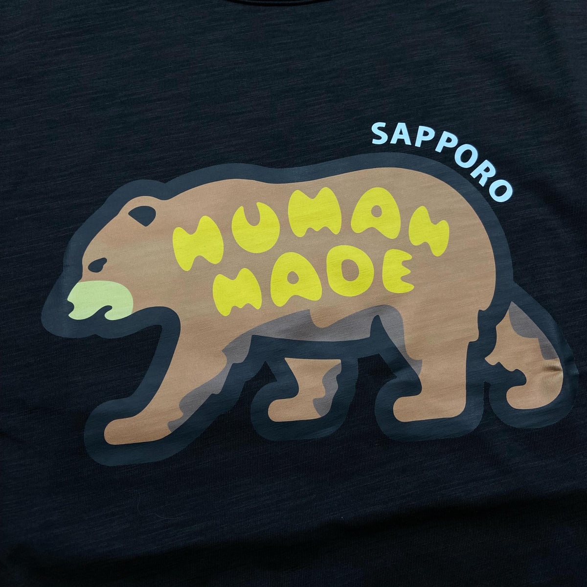 Human Made Sapporo Bear Tee SS 日本札幌限定 Black  (Display Item)
