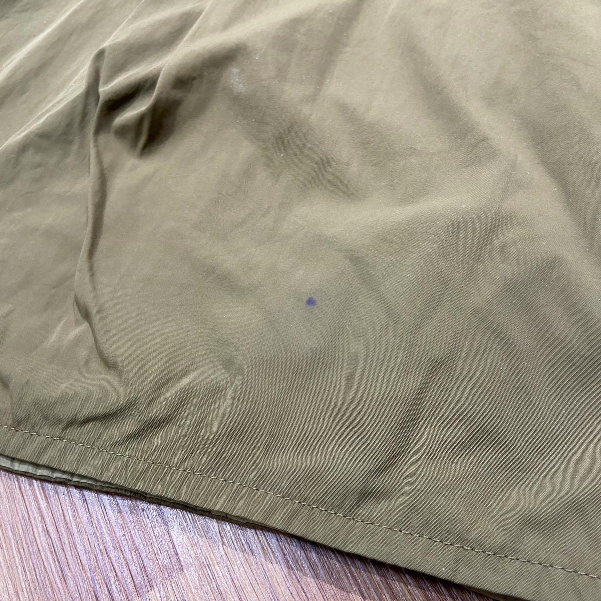 Beams Boy JP Hunting Detail Big Coat Olive x Beige (Used)