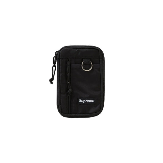 Supreme FW19 Zip Pouch Wallet Black Cordura Fabric FW19B12