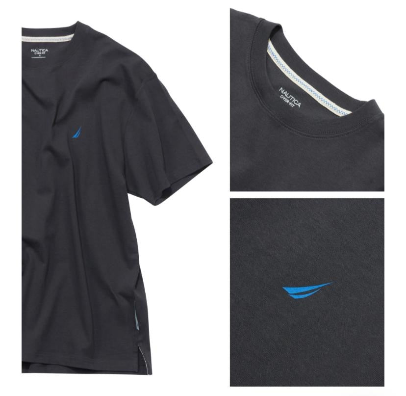 Preorder 預訂 Nautica KR Yacht Club Script Tee SS Black White Charcoal