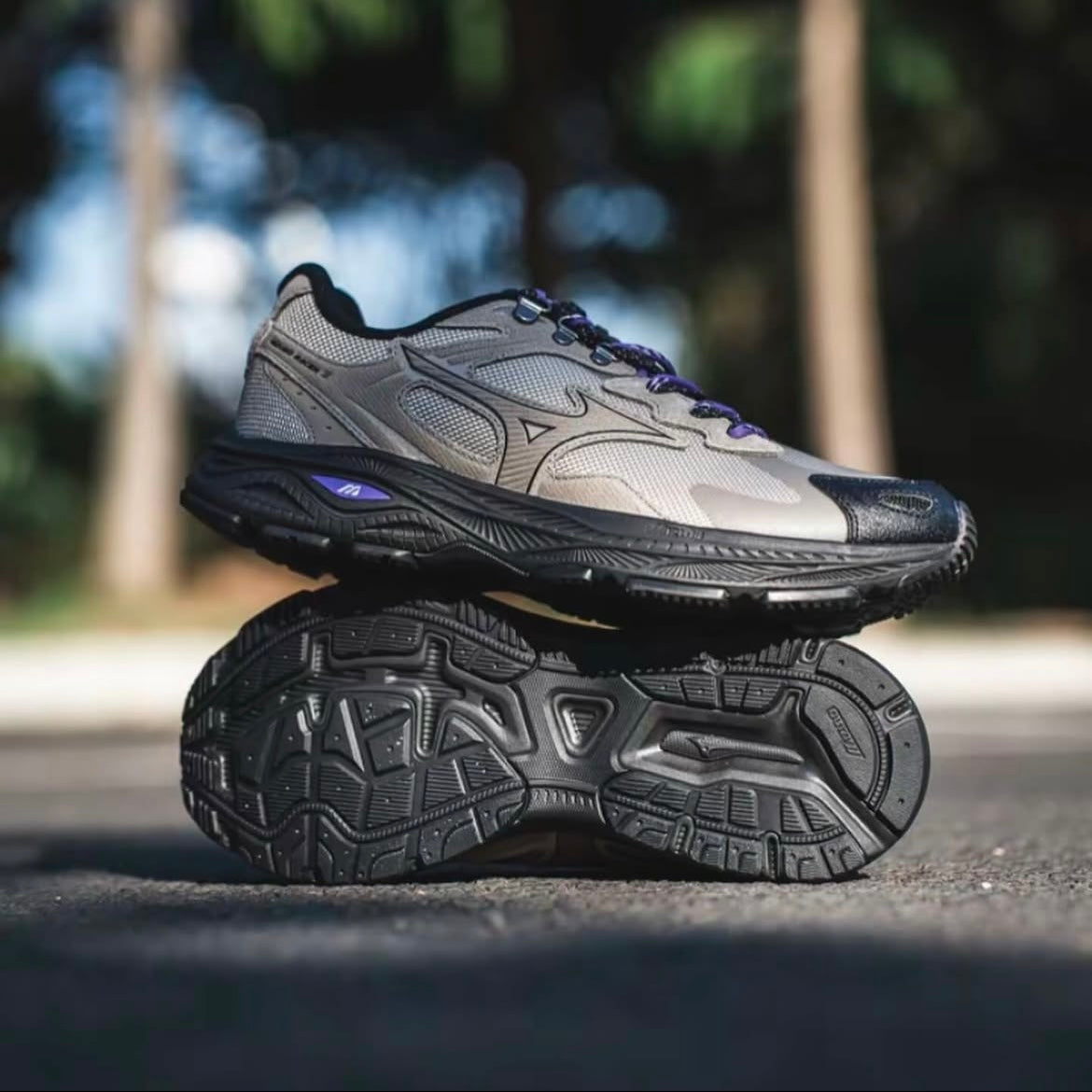 Preorder 預訂 Mizuno Racer S Grey Purple D1GH263502 防潑水