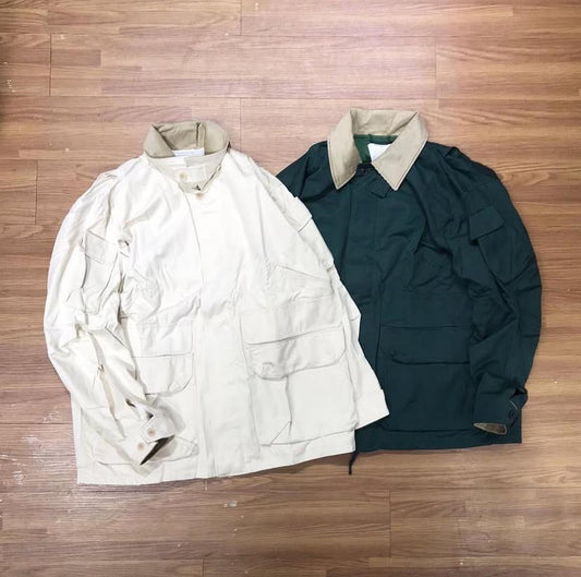 NORLN NR Hunter Jacket Cement Green