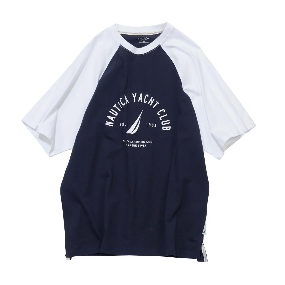 Preorder 預訂 Nautica KR Yacht Club Raglan Tee SS Navy White Brown