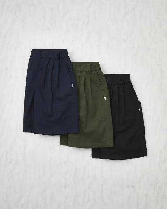 LAKH Supply Wide Cut 3/4 Chino Pants Black Navy Olive 黑色 深藍 綠色