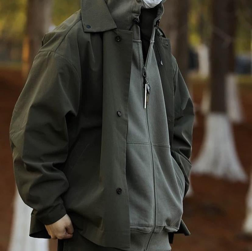 Pin Sktbs Waterproof Trail Jacket Black Olive