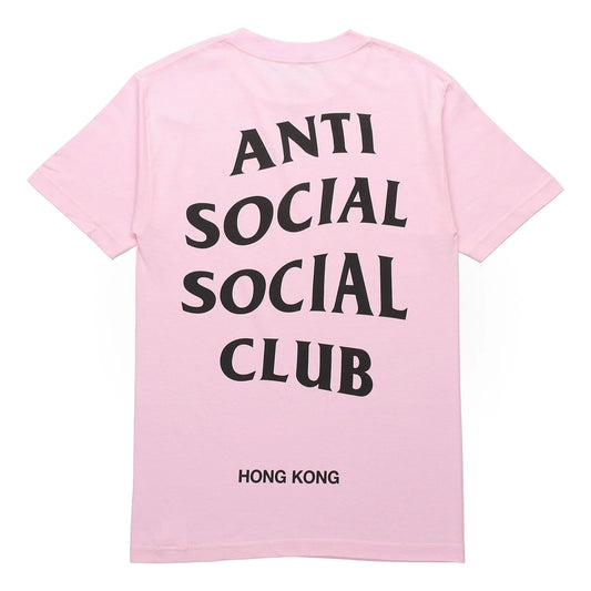 Anti Social Social Club ASSC Hong Kong City Tee Pink (Made In USA)