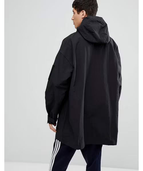 Adidas Originals NMD Oversized Pullover Jacket Black CE1580 黑色有帽防風外套