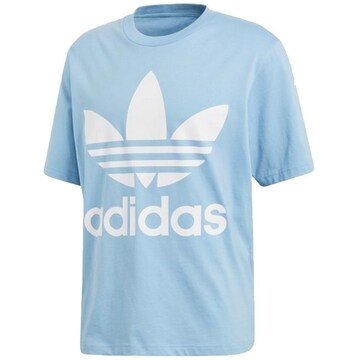 Adidas Originals Trefoil Big Logo Oversized Tee Blue CW1214