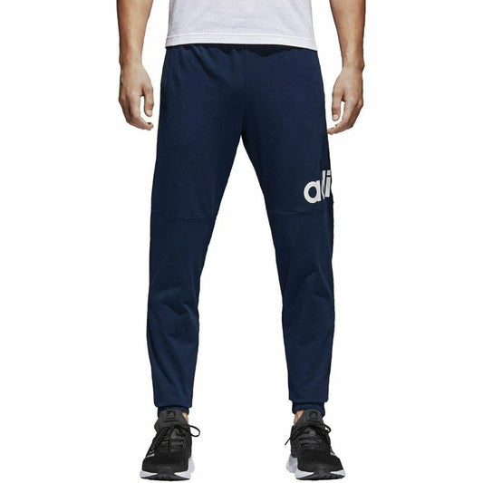 Adidas Essentials Linear Logo Sweatpants Navy BK7410