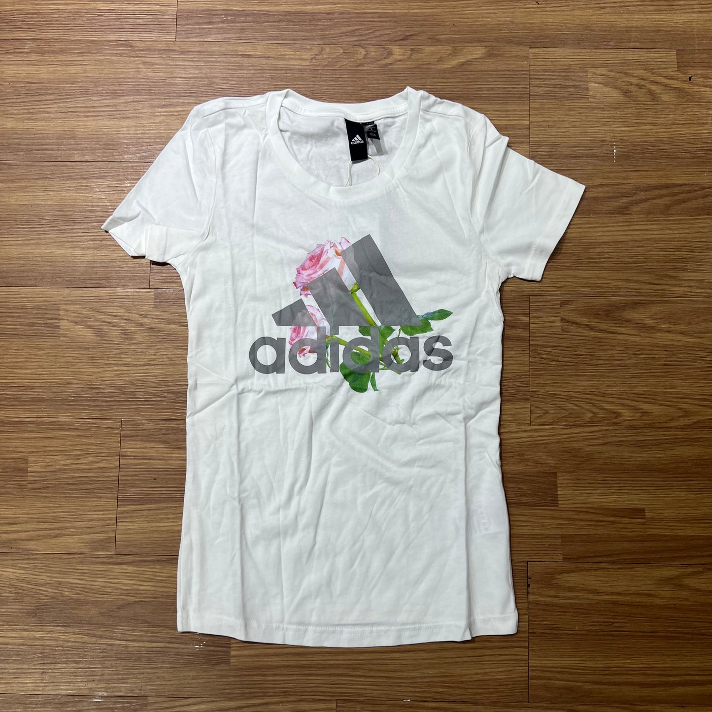 Adidas MH Flower Tee Women White ED6159