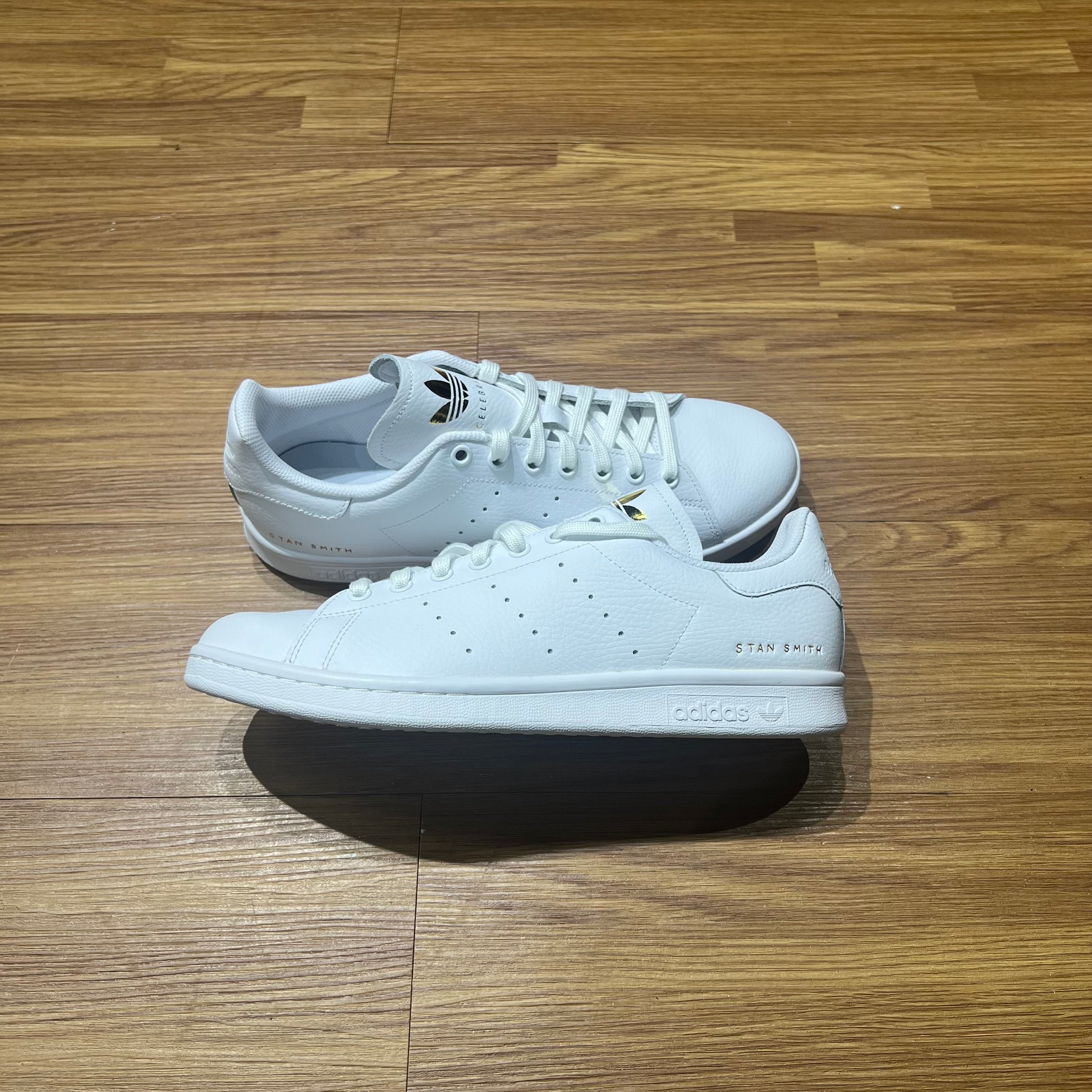 Adidas Stan Smith 70th Celebration Triple White/Gold Word FU9193 實拍