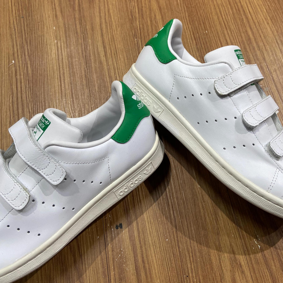 Adidas Stan Smith CF (J) White/Green S82702