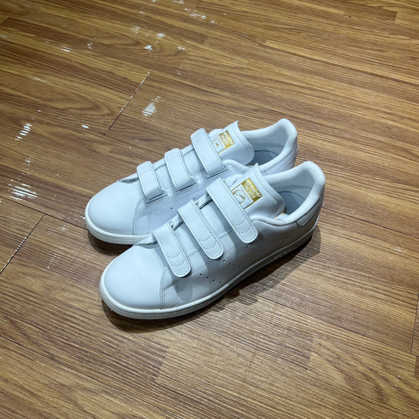 Adidas Stan Smith CF White/Gold S75188 實拍
