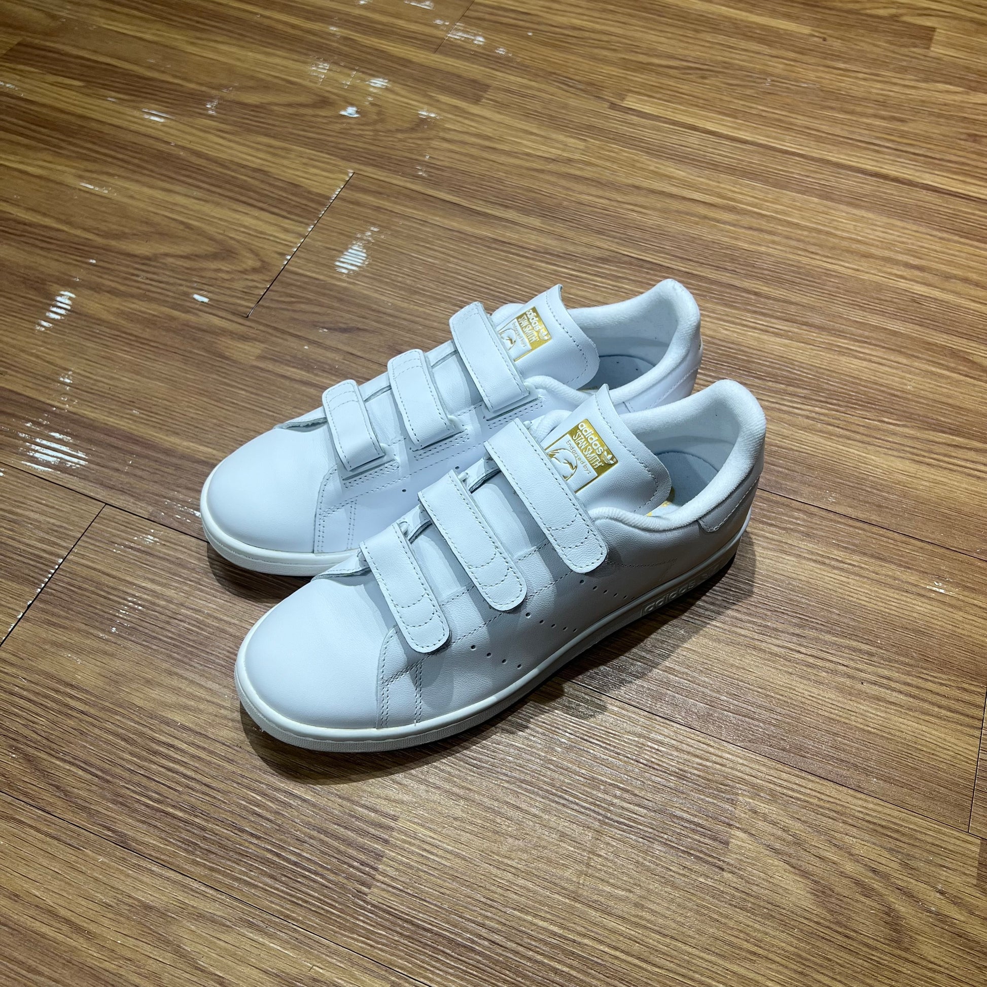 Adidas Stan Smith CF White/Gold S75188 實拍