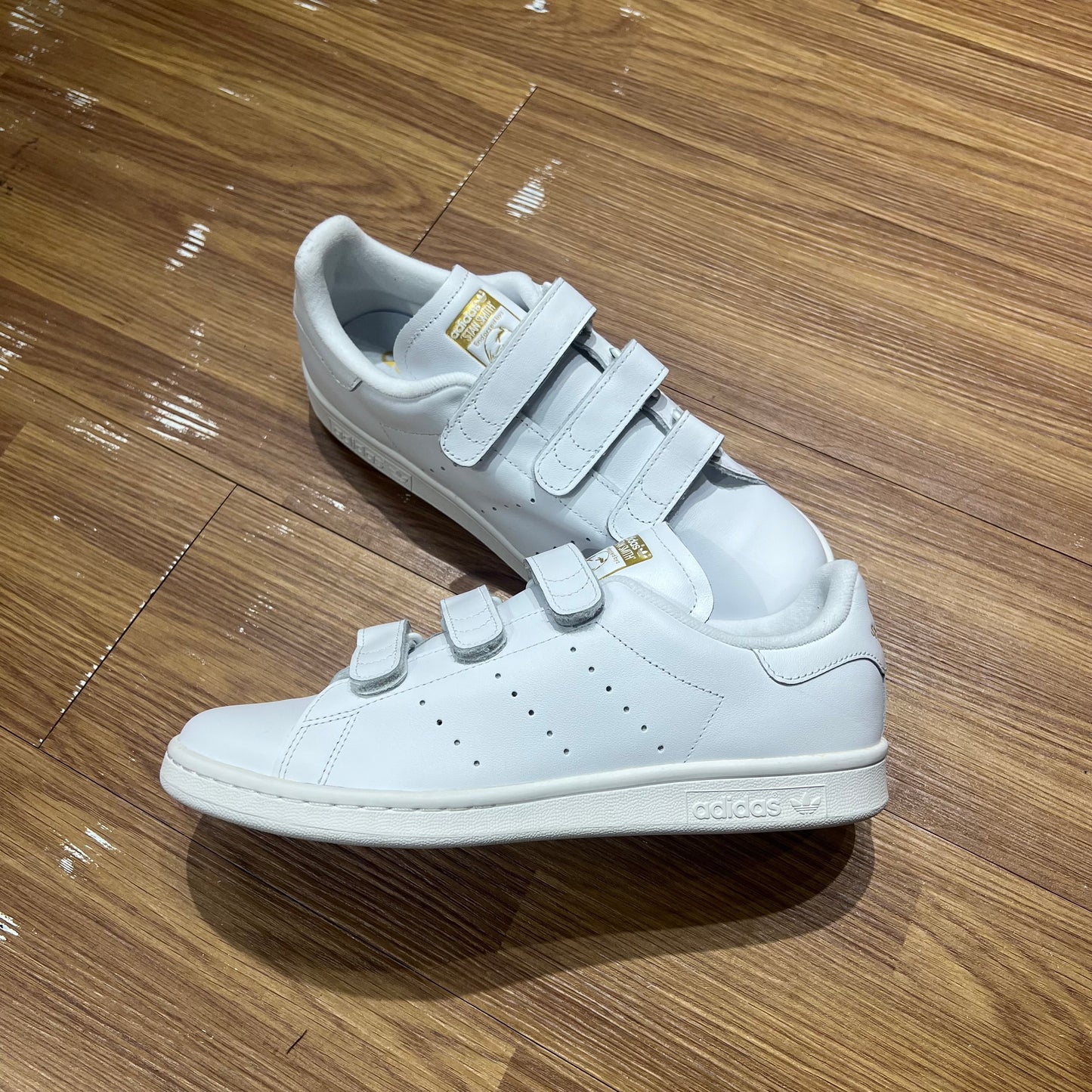 Adidas Stan Smith CF White/Gold S75188 實拍