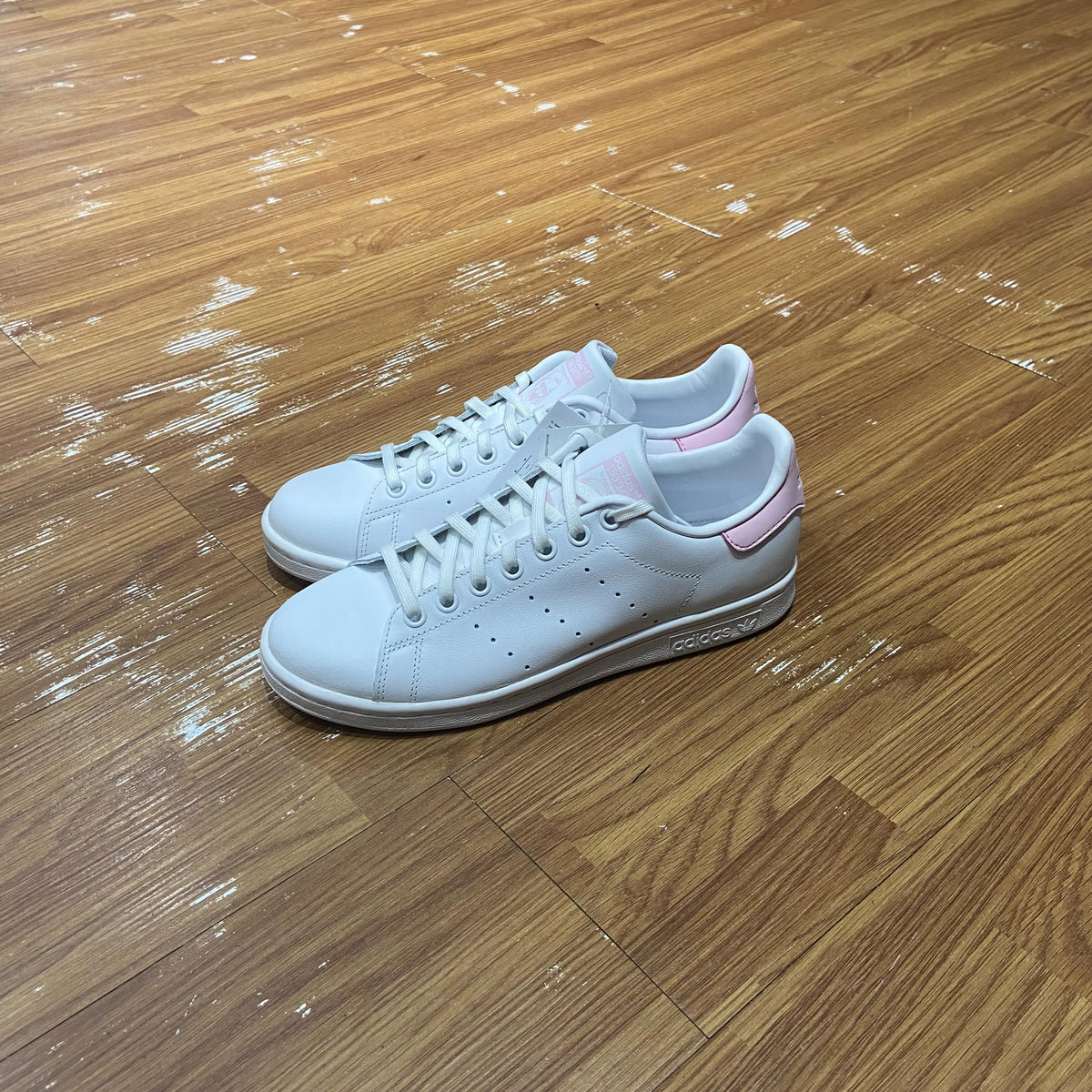 Adidas Stan Smith (J) White/Ice Pink CG3186