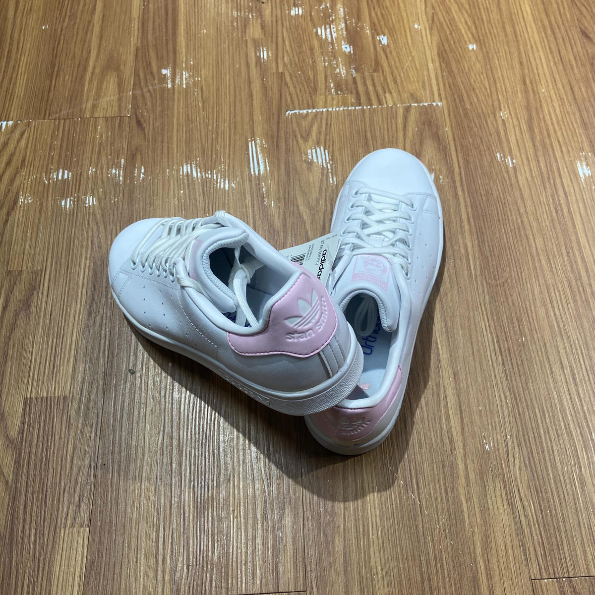 Adidas Stan Smith (J) White/Ice Pink CG3186