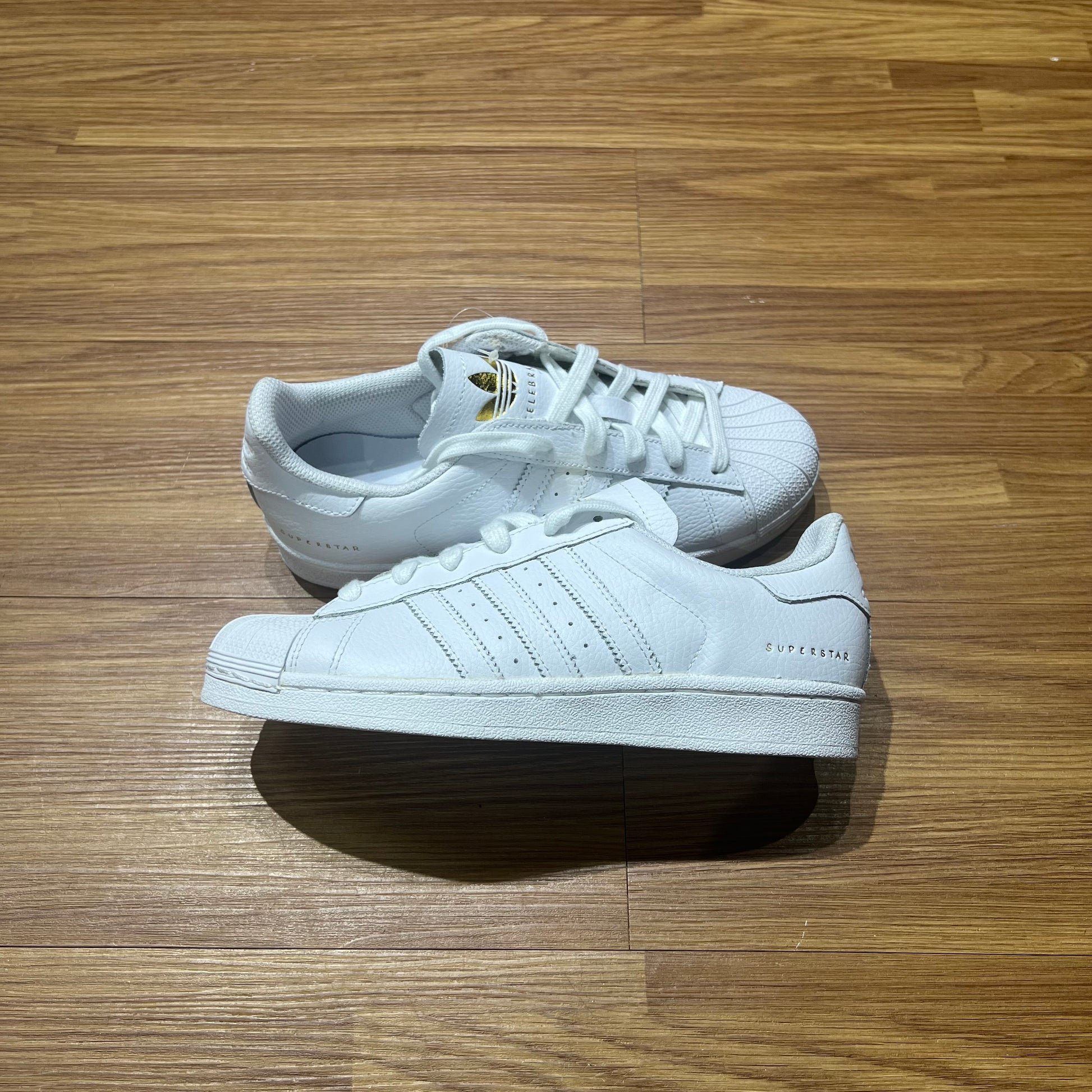 Adidas Superstar 70th Celebration Triple White/Gold Word FU9196 實拍