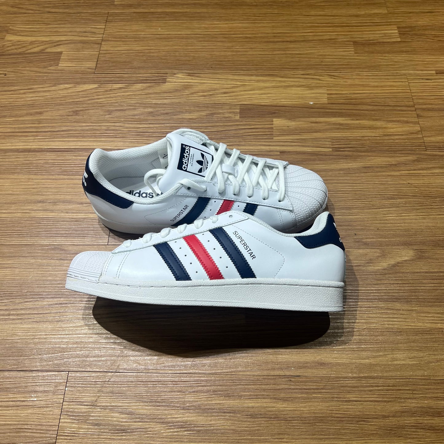Adidas Superstar Foundation White/Blue Red S79208
